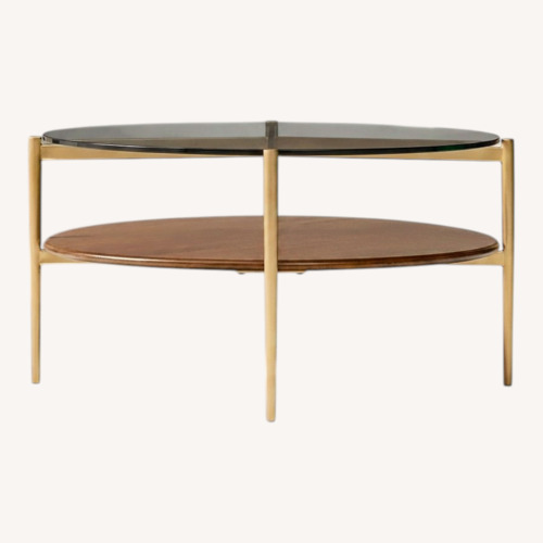 Used West Elm Mid-Century Art Display Coffee Table for sale on AptDeco