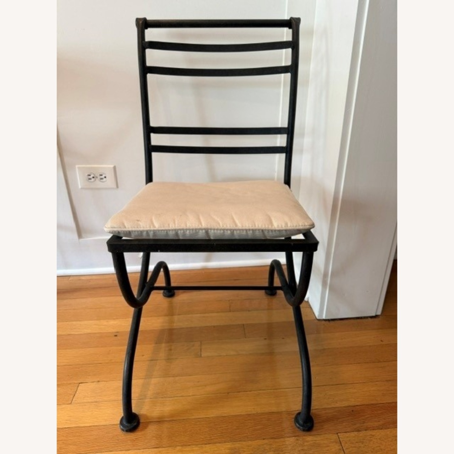Crate & Barrel Bistro Table + Chair - image-4