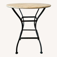 Crate & Barrel Bistro Table + Chair