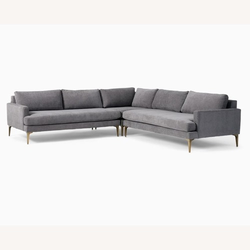 Used West Elm Andes 3 Piece Sectional for sale on AptDeco