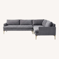 West Elm Andes 3 Piece Sectional