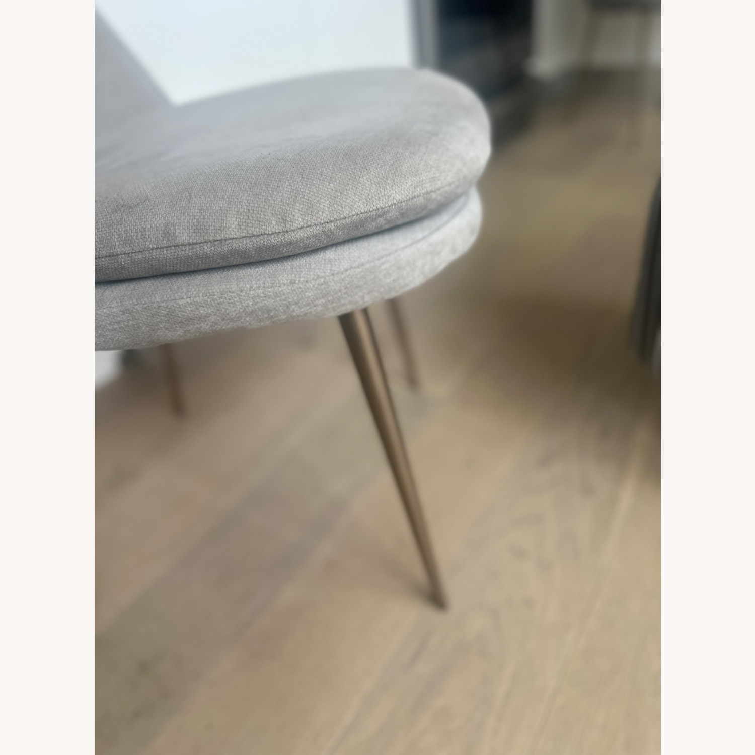 West Elm Finley Light Gray Dining Chairs - image-2