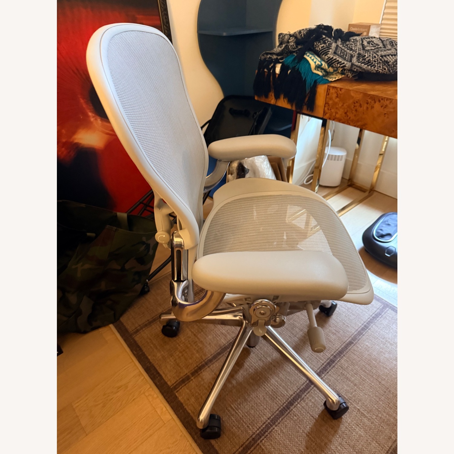 Design Within Reach White Aluminum Office Chair - image-2