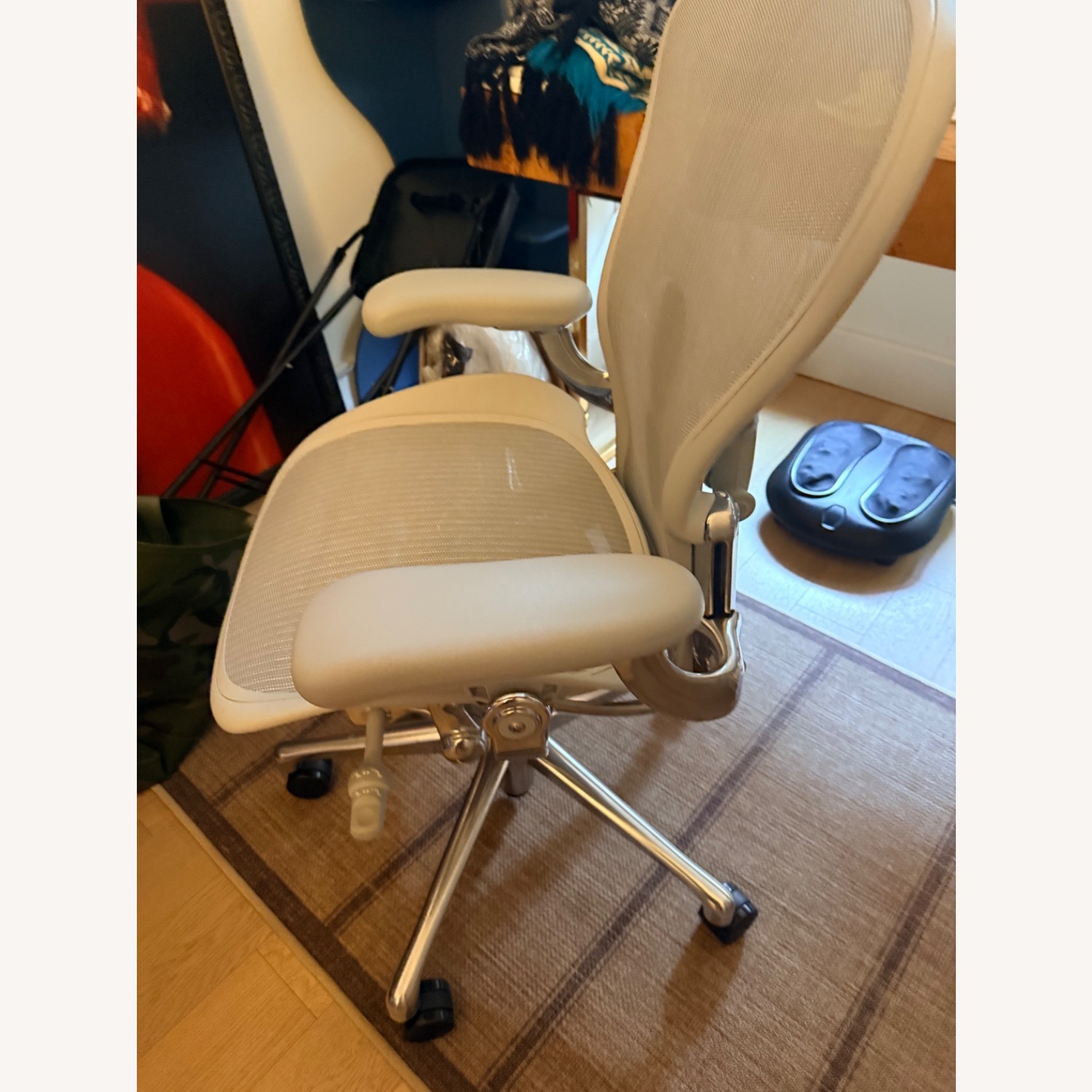 Design Within Reach White Aluminum Office Chair - image-4