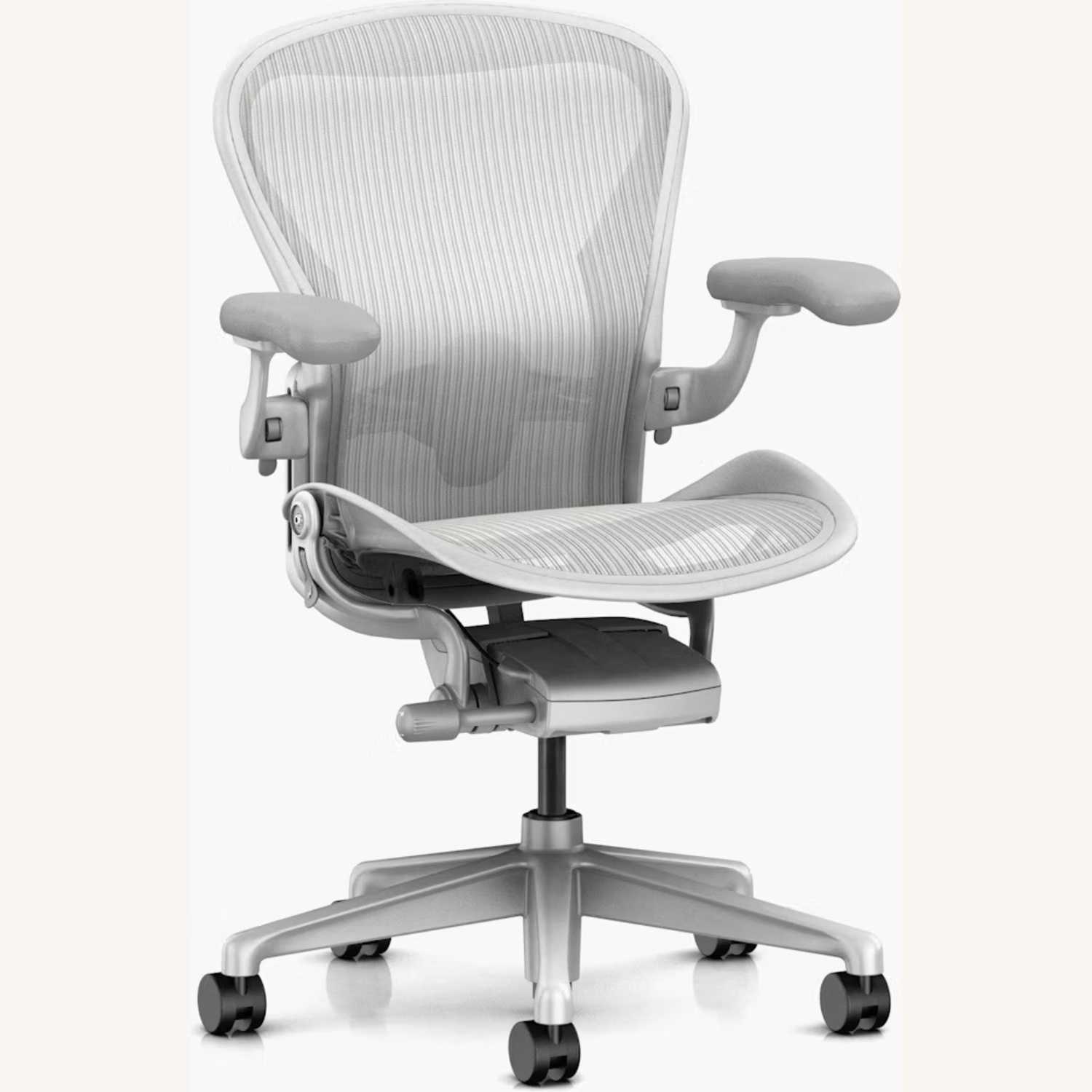 Design Within Reach White Aluminum Office Chair - image-7