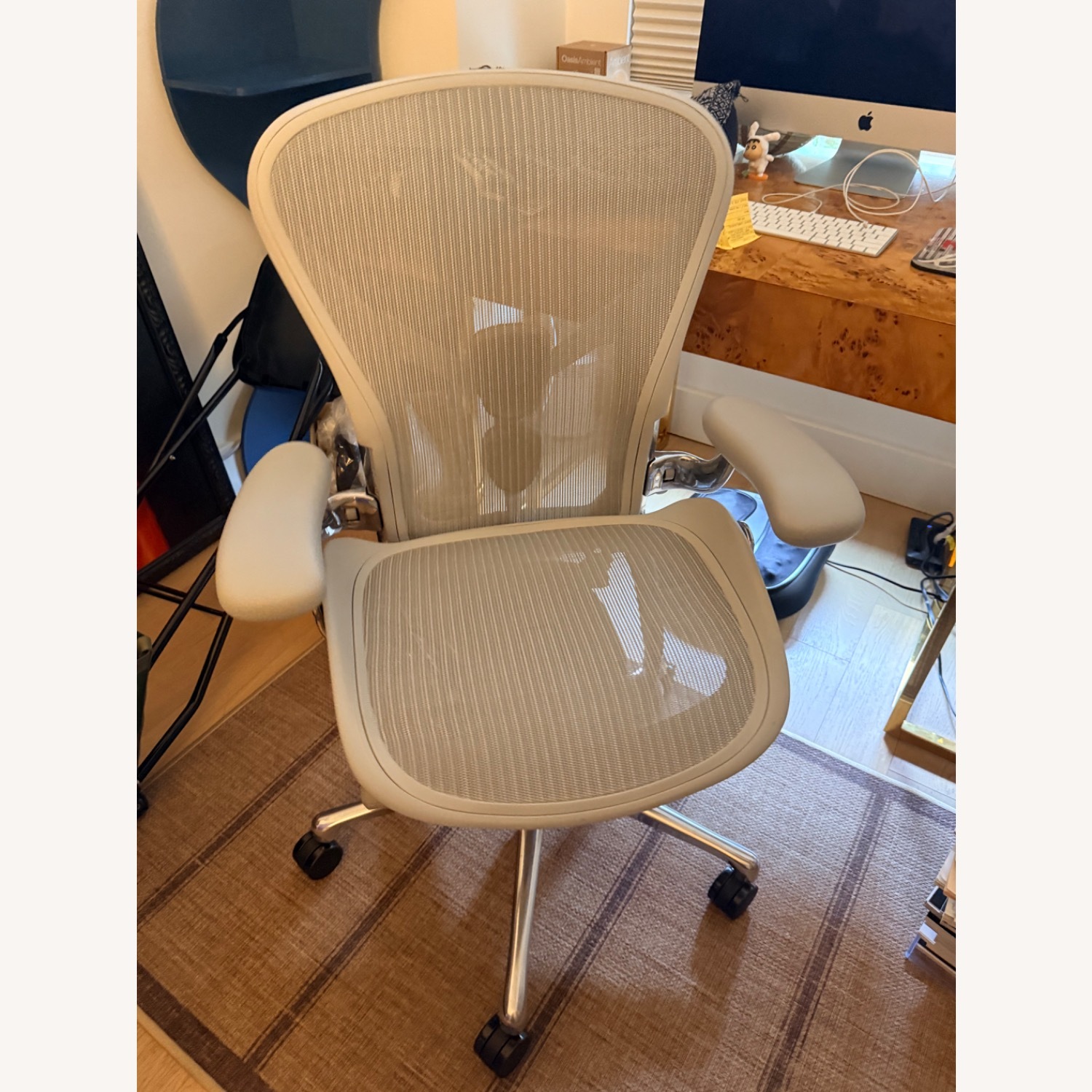 Design Within Reach White Aluminum Office Chair - image-6