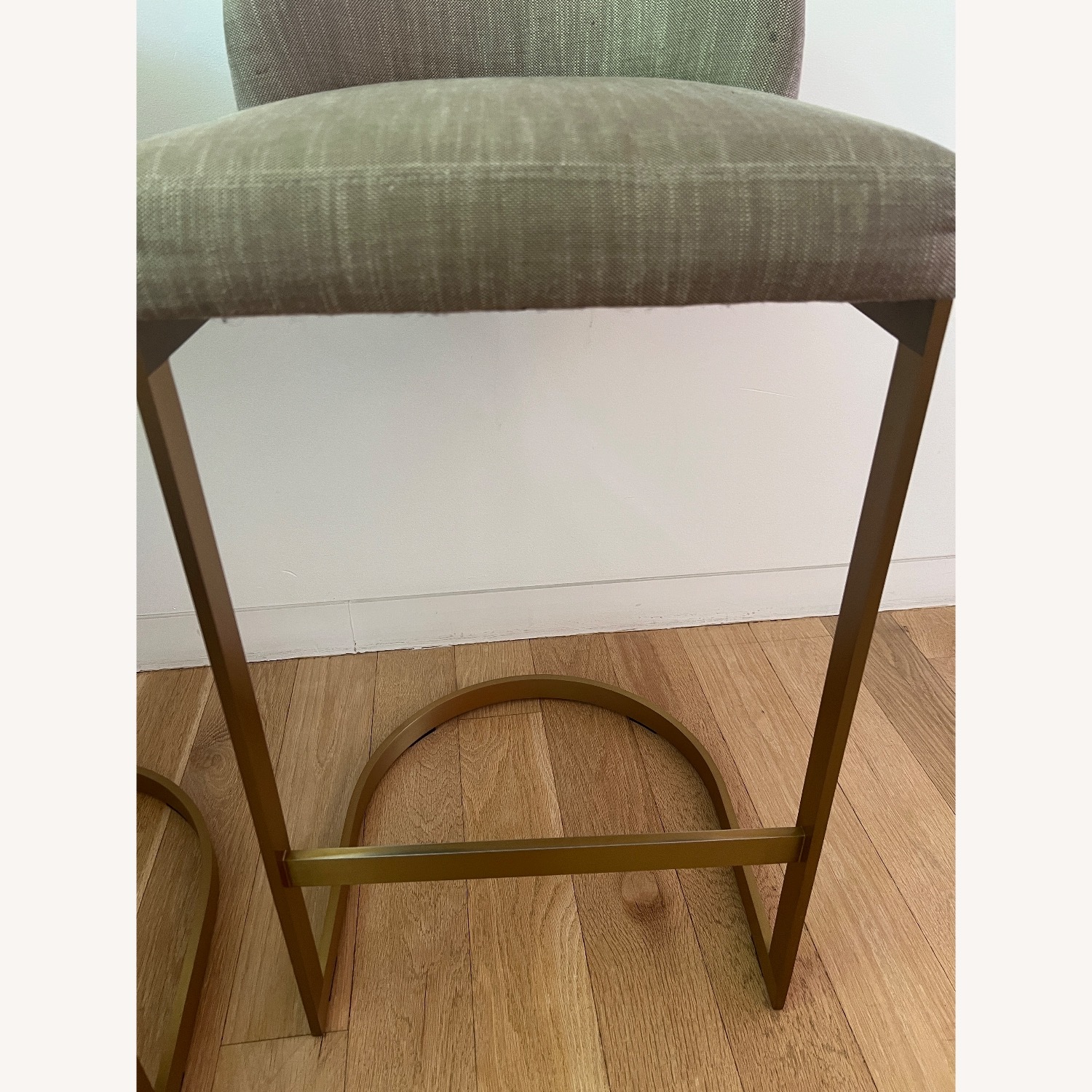 Restoration Hardware 1960s Rome Fabric Bar & Counter Stool - image-12