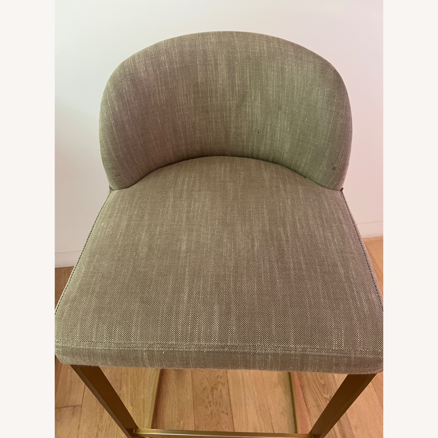 Restoration Hardware 1960s Rome Fabric Bar & Counter Stool - image-4
