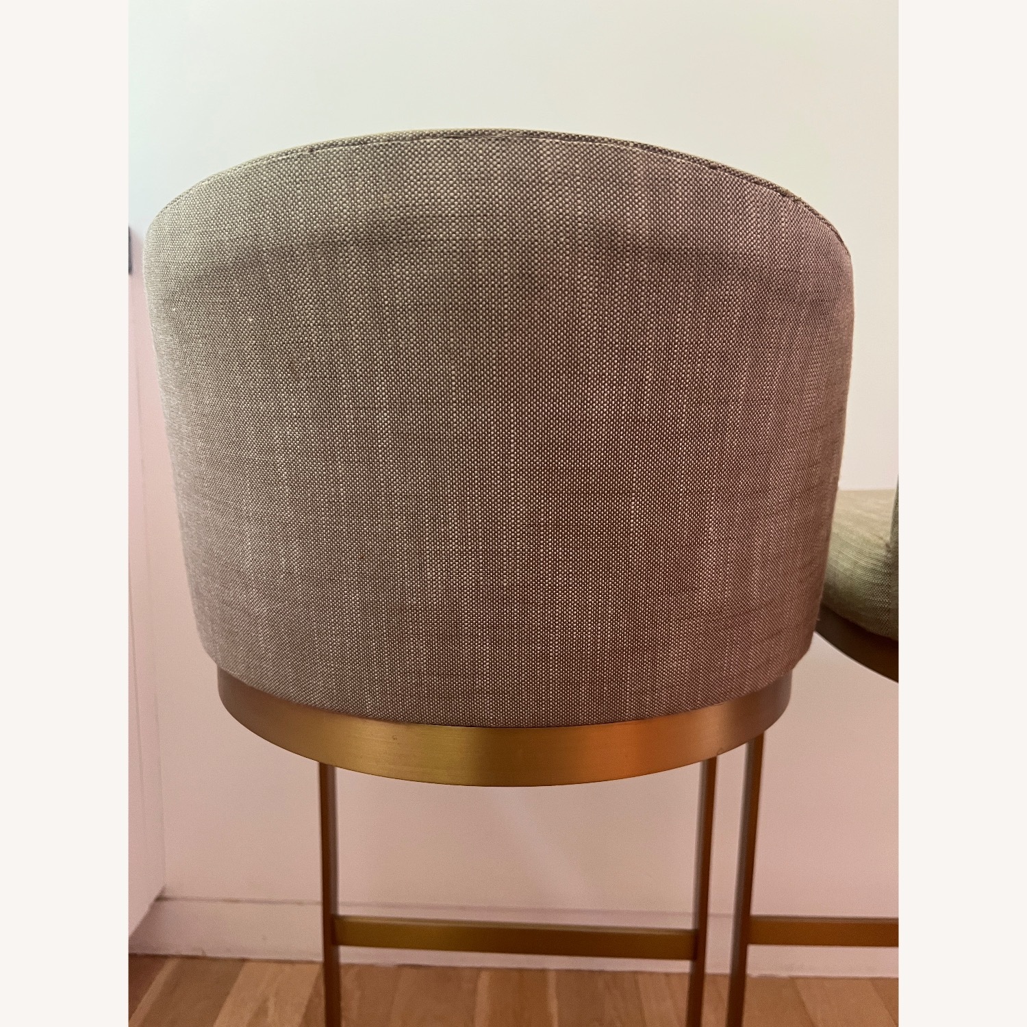 Restoration Hardware 1960s Rome Fabric Bar & Counter Stool - image-7