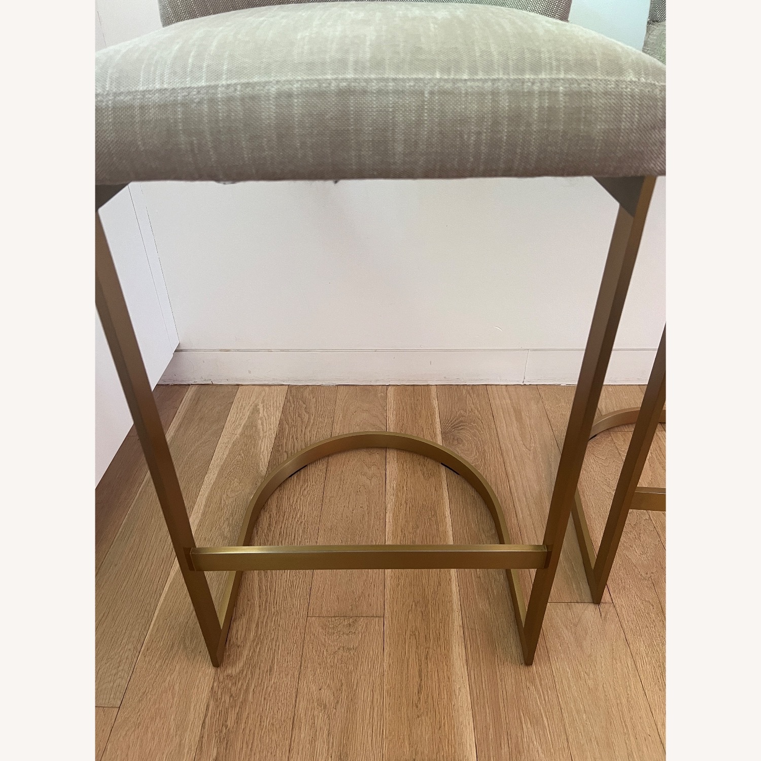 Restoration Hardware 1960s Rome Fabric Bar & Counter Stool - image-11