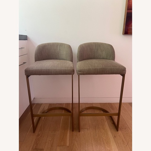 Used Restoration Hardware 1960s Rome Fabric Bar & Counter Stool for sale on AptDeco