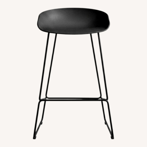 Used Hay About A Stool 38 2.0 Black Stools for sale on AptDeco