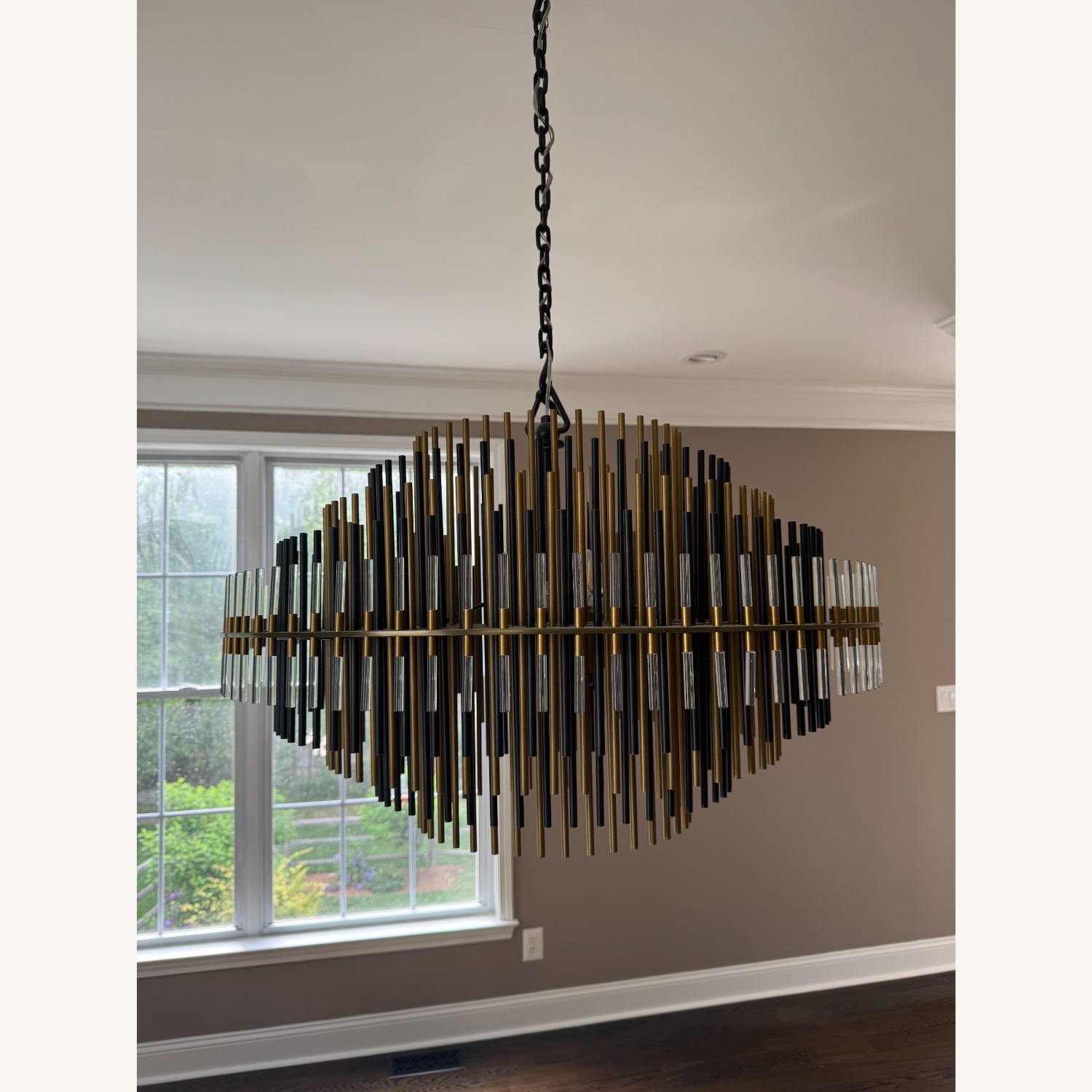 Restoration Hardware Emile Black Metal Ceiling Lamp - image-9