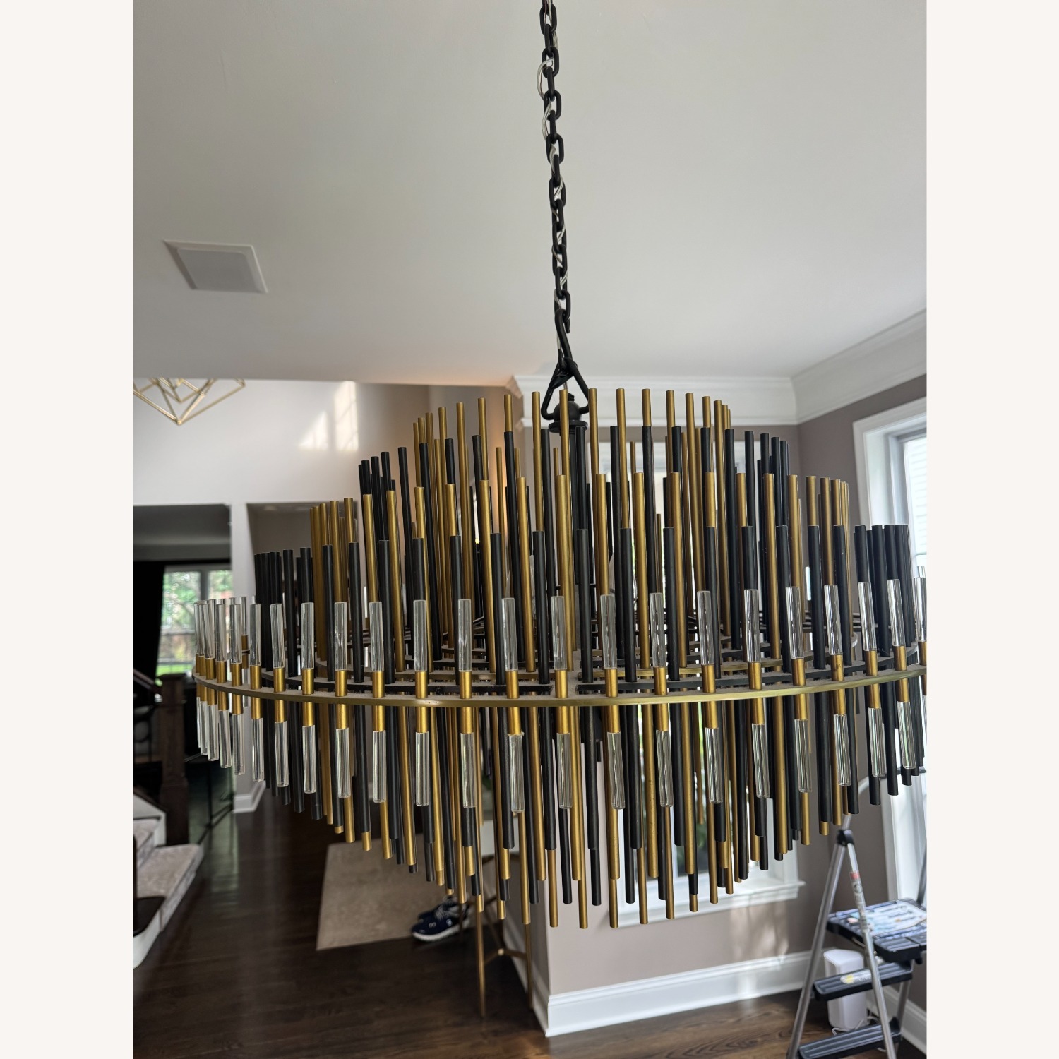 Restoration Hardware Emile Black Metal Ceiling Lamp - image-10