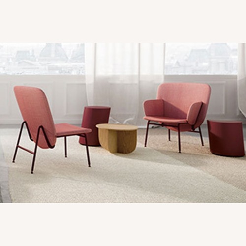 Used Ala Pink Fabric Armchair for sale on AptDeco