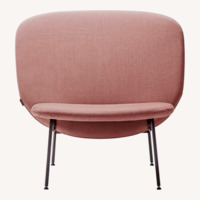 Ala Pink Fabric Armchair