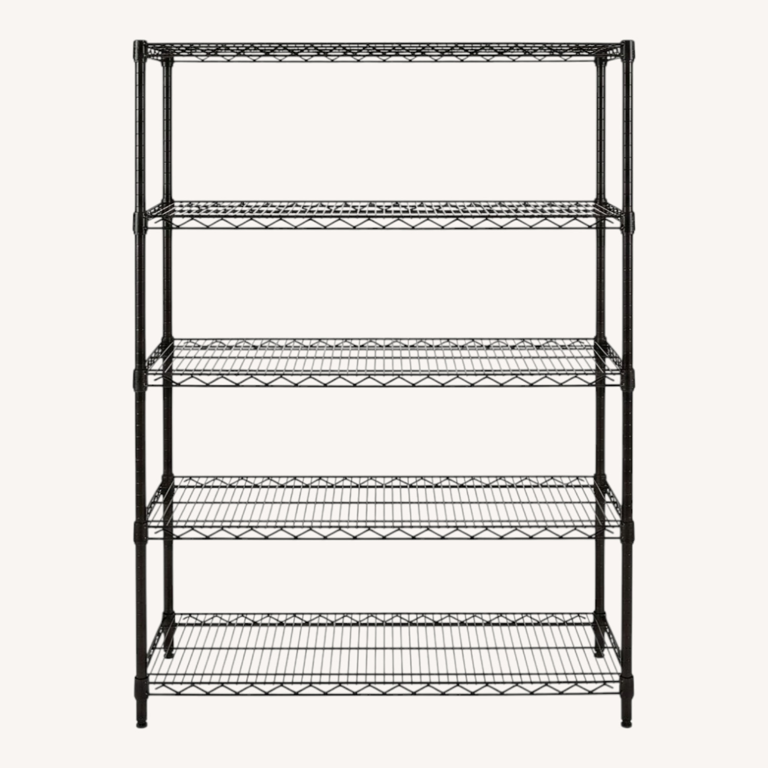 Uline Black Wire Shelving Unit - image-0