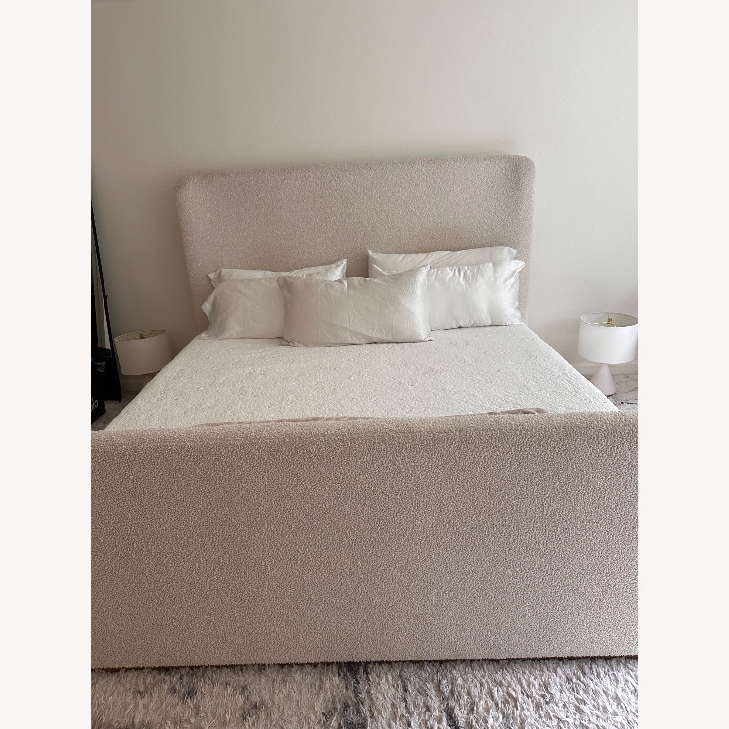White King Bed with Slay - image-1