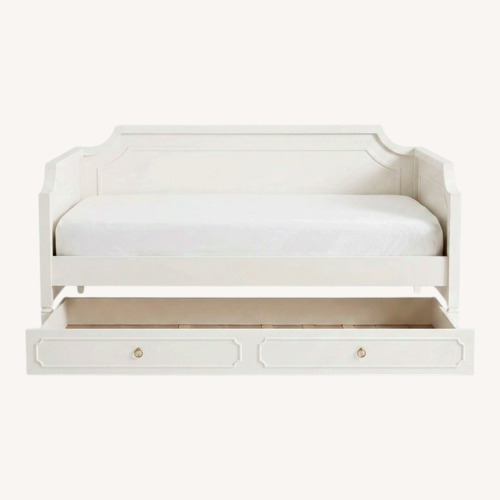 Used Pottery Barn Kids Ava Regency White Twin Bed for sale on AptDeco