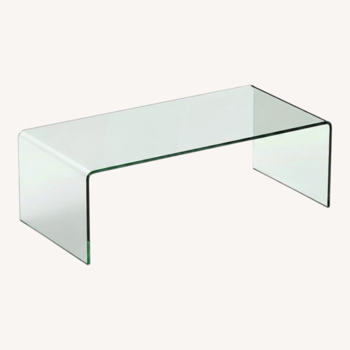 Used Wayfair Tempered Glass Coffee Table for sale on AptDeco