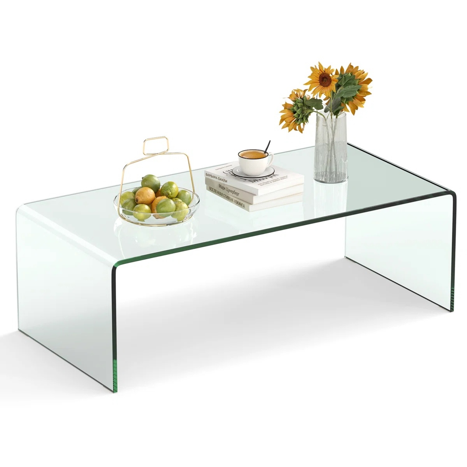 Wayfair Tempered Glass Coffee Table - image-7