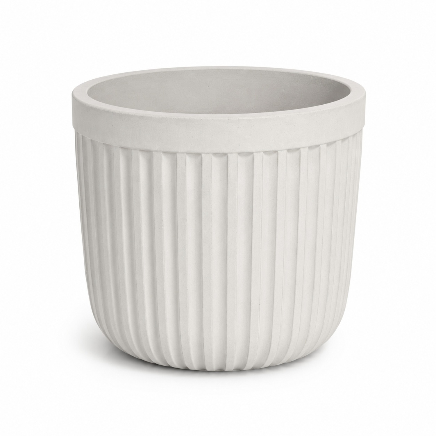 Pottery Barn Concrete Fluted XL Outdoor Planter - image-5