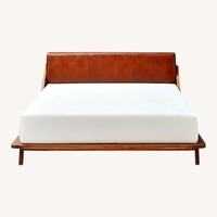 CB2 Drommen Acacia Wood Queen Bed