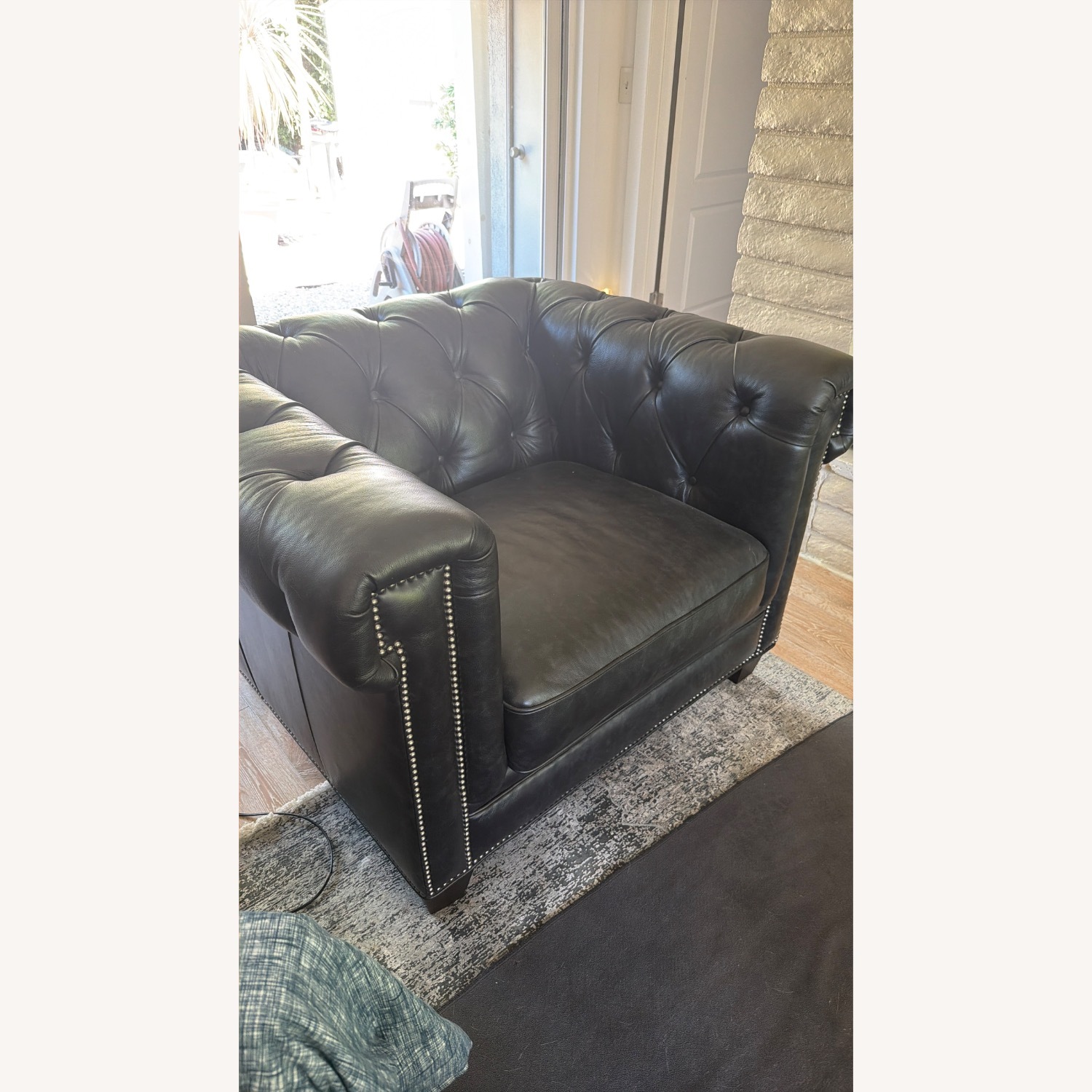 Hooker Furniture Chester Dark Gray Armchair - image-2