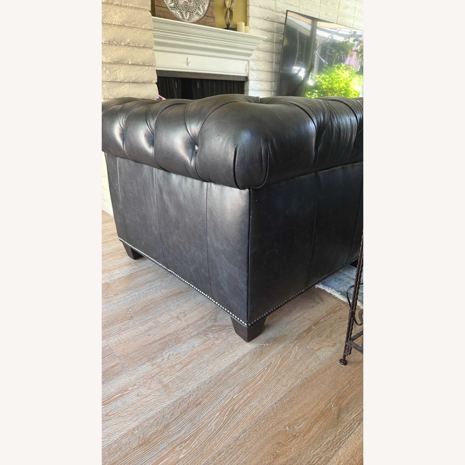 Hooker Furniture Chester Dark Gray Armchair - image-3