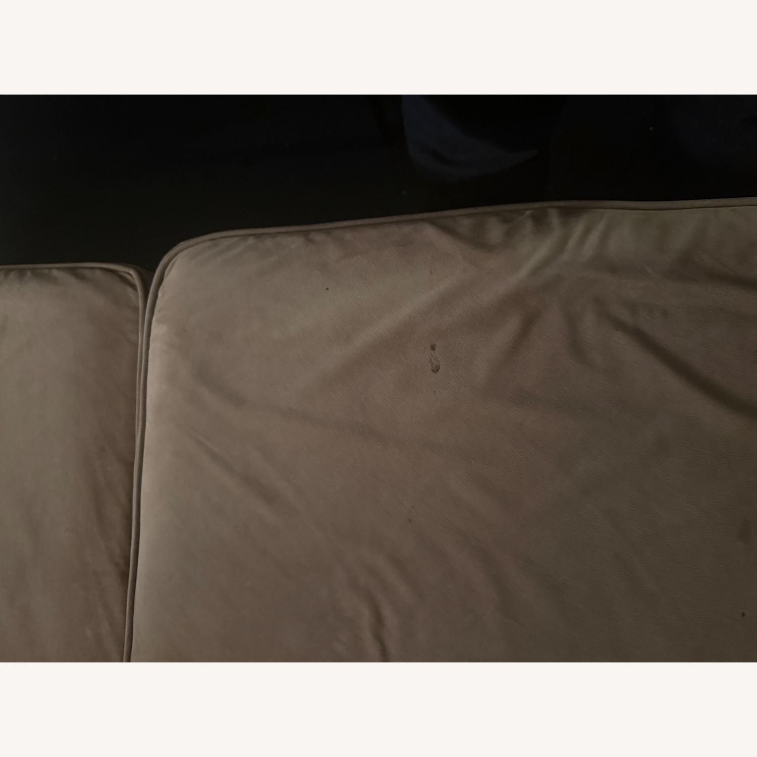 Light Brown Suede 3+ Seater Sofa - image-2