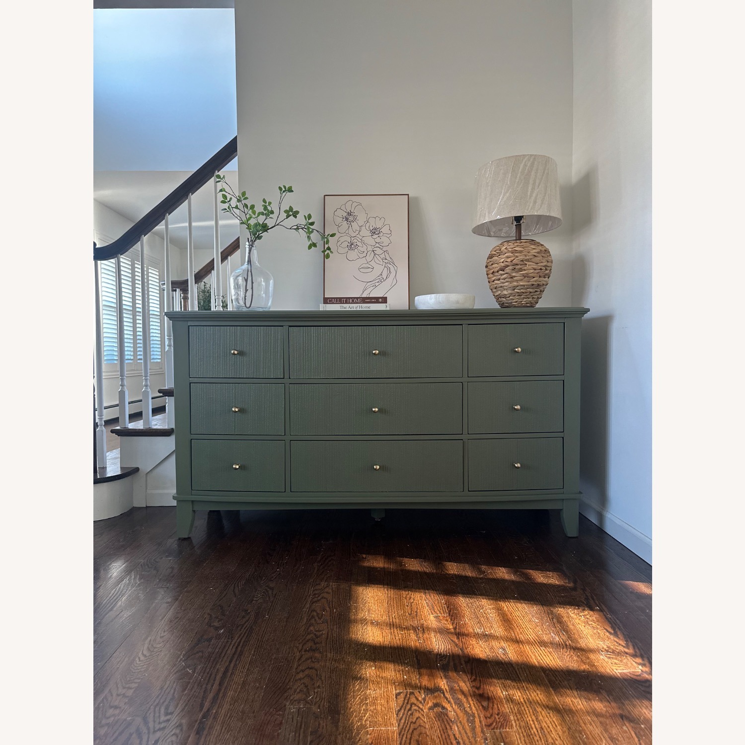 Vintage Hamilton & Spill Nine Drawers Dresser - image-5