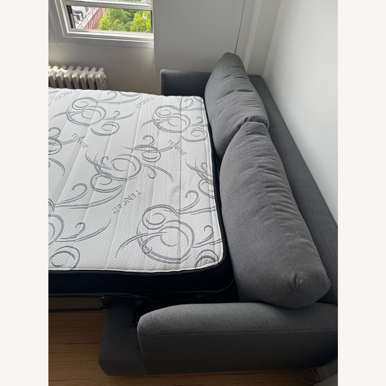 West Elm Haven Dark Gray Sleeper Sofa - image-4