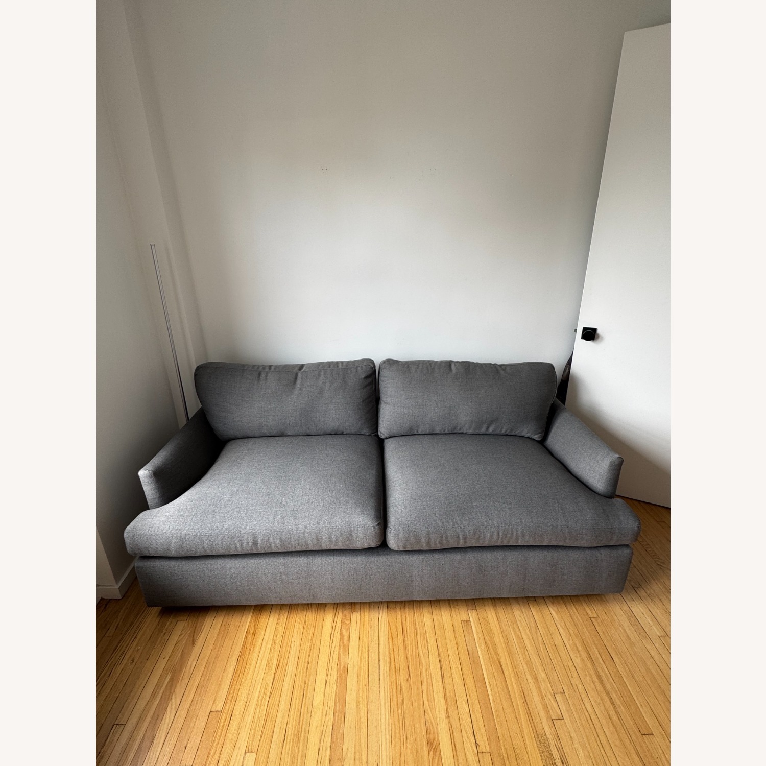 West Elm Haven Dark Gray Sleeper Sofa - image-1