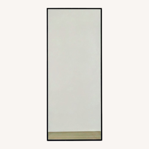 Used West Elm Light Gray Metal Floor Mirror for sale on AptDeco