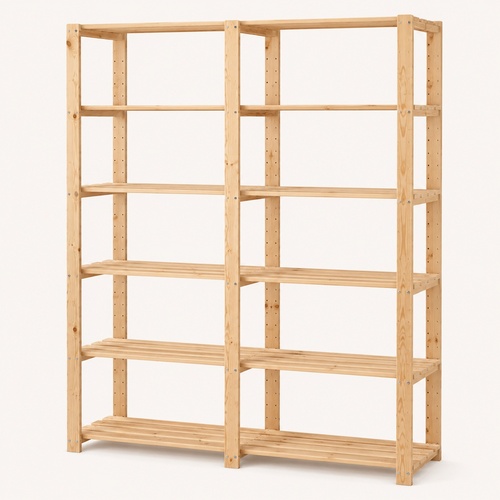Used IKEA Hejne Natural Wood Bookcase for sale on AptDeco