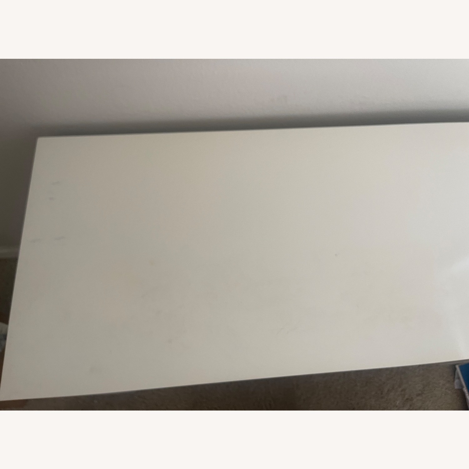 Modern White Writing Desk with Storage - image-6