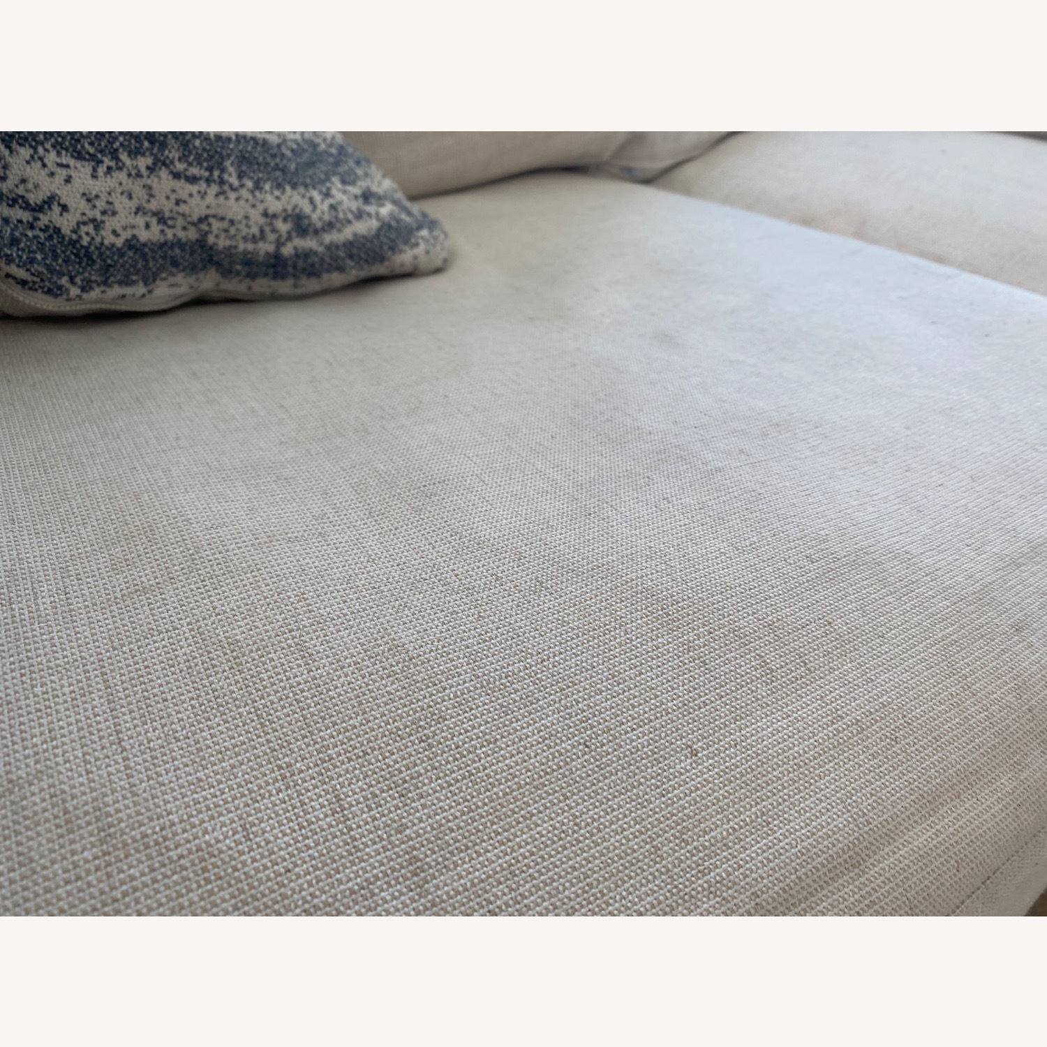 Linen Cream Sofa - image-4