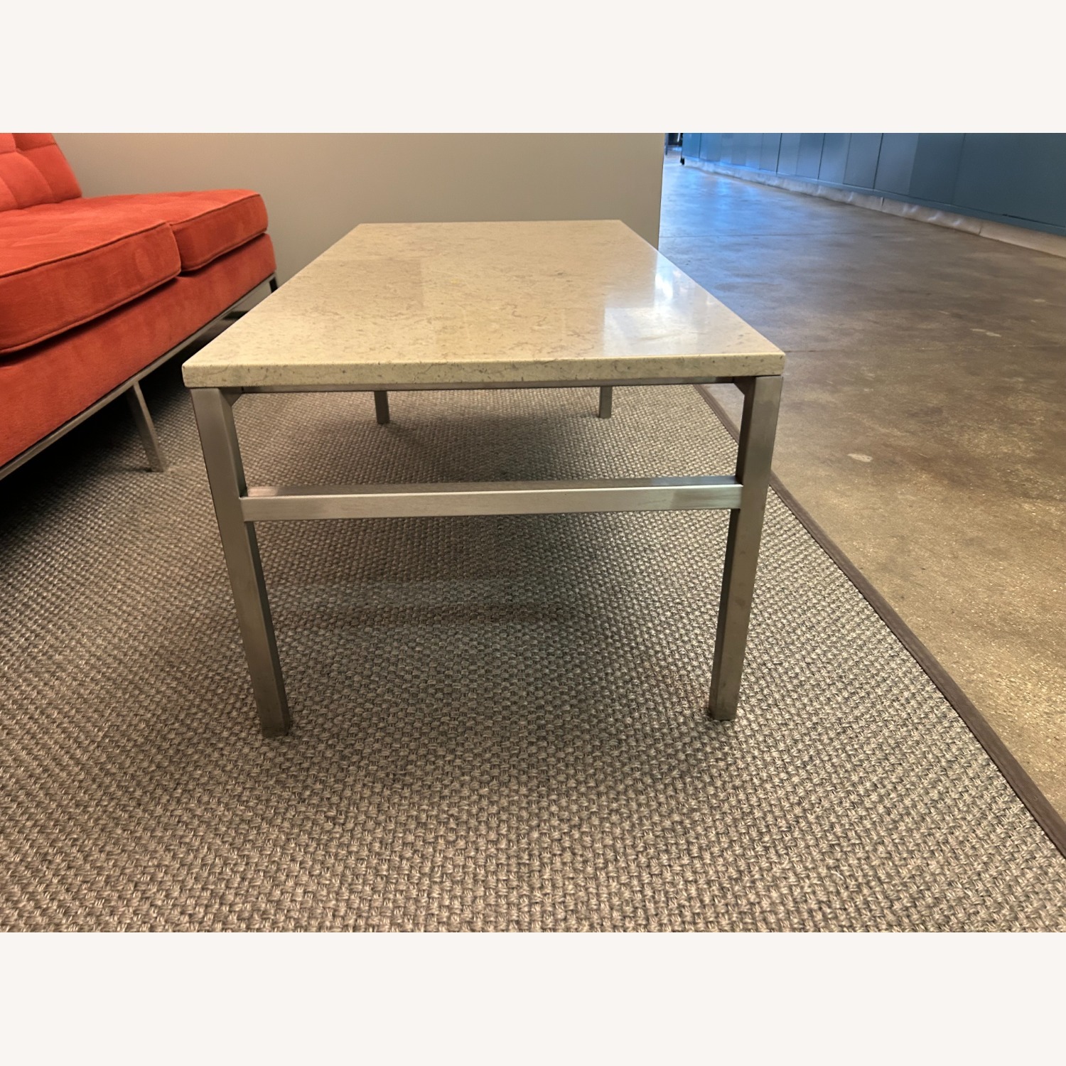 Light Beige Marble Coffee Table - image-3