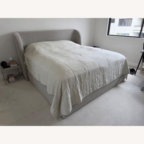 Used Banana Republic Home Chicago King Bouclé Bed  for sale on AptDeco