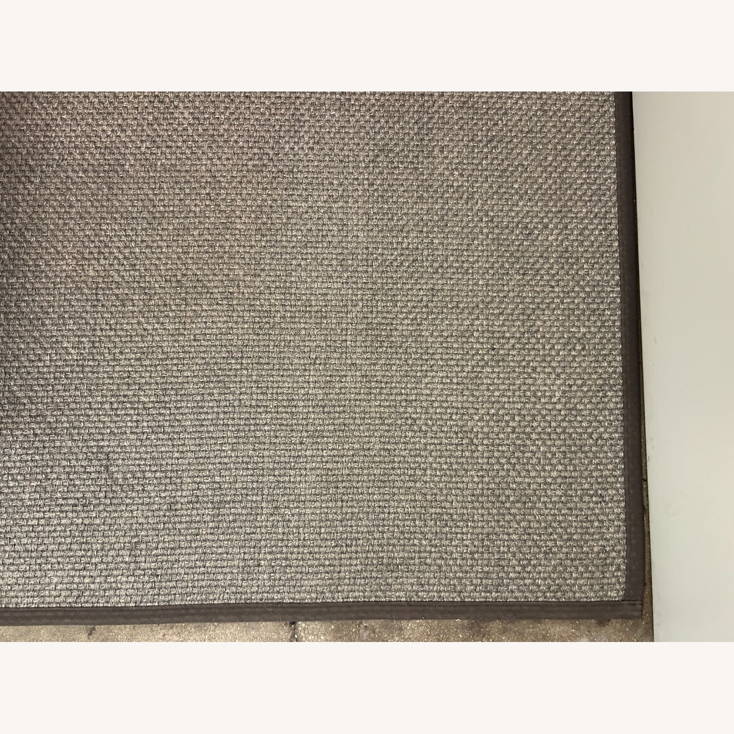 Dark Gray Fabric Area Rug 6' x 10' - image-2