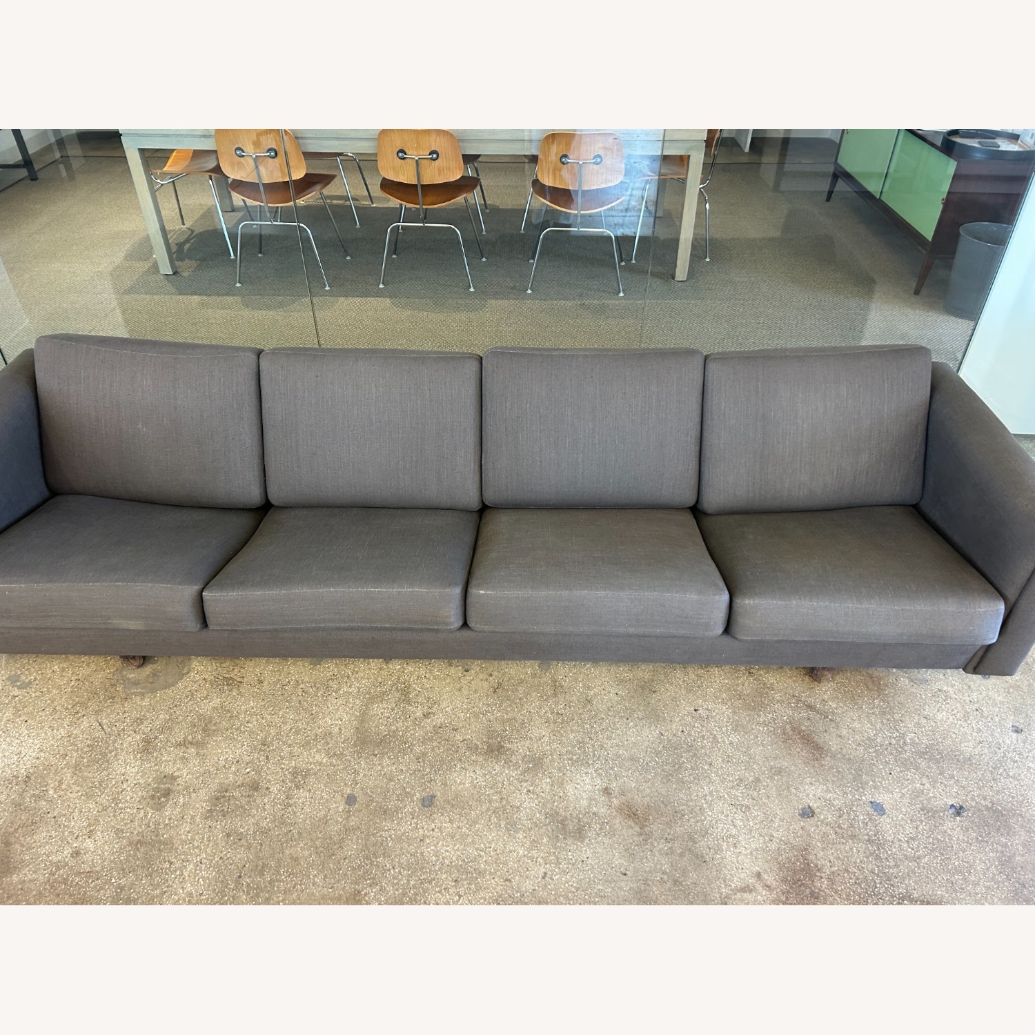 Dark Gray Fabric Sleeper Sofa - image-3