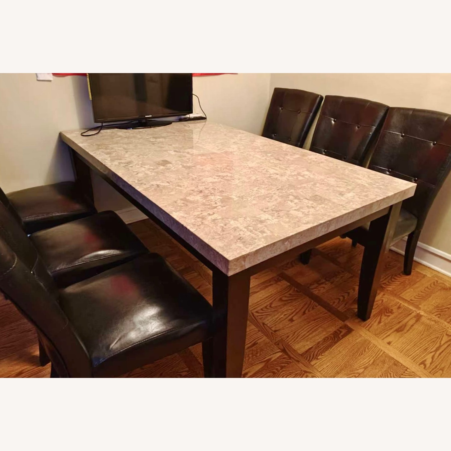 Real Marble High Quality Dining Table - image-2