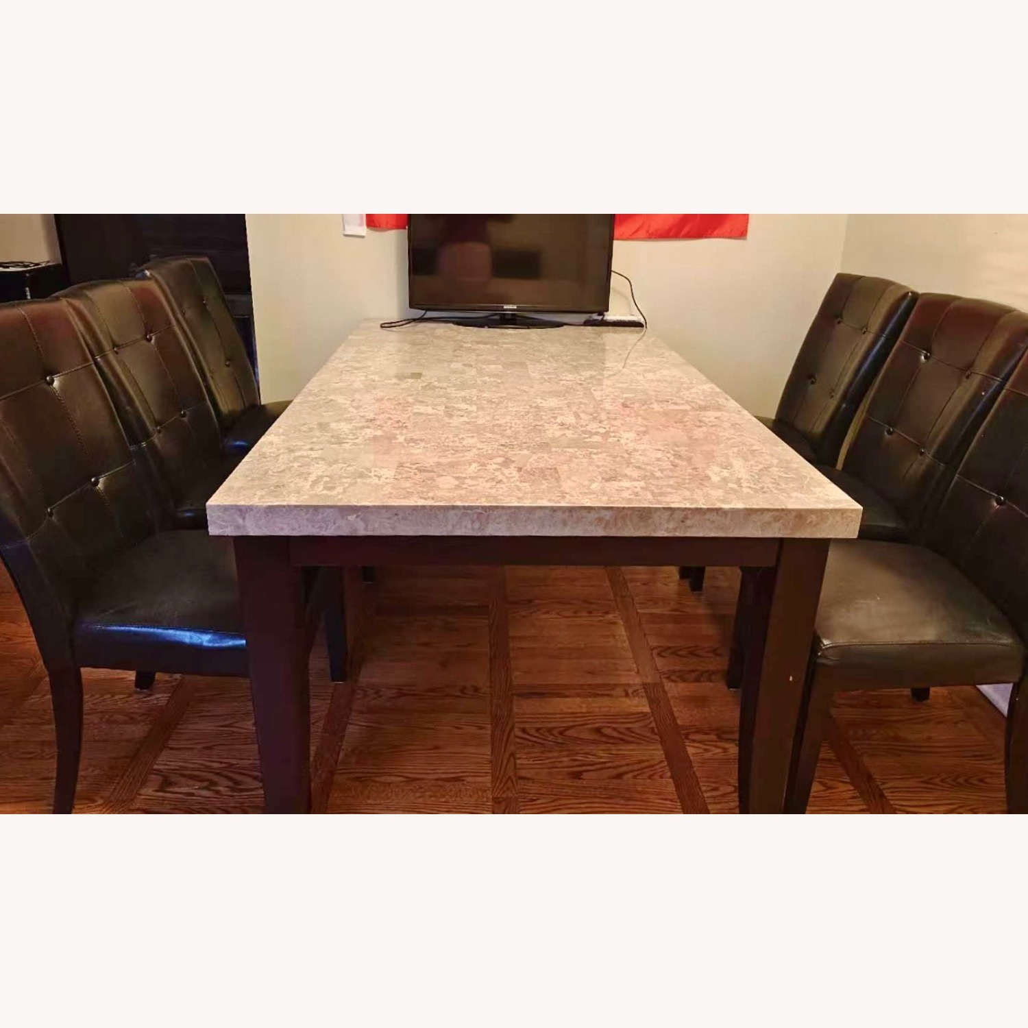Real Marble High Quality Dining Table - image-3