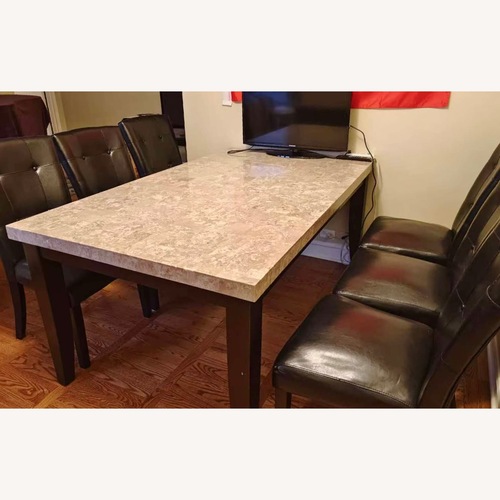 Used Real Marble High Quality Dining Table for sale on AptDeco
