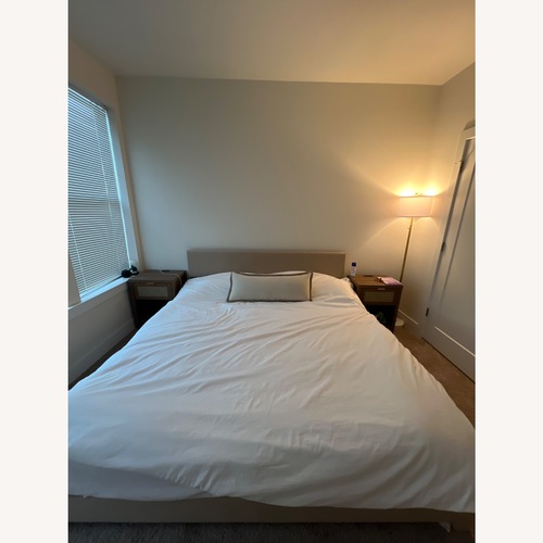 Used White King Bed for sale on AptDeco