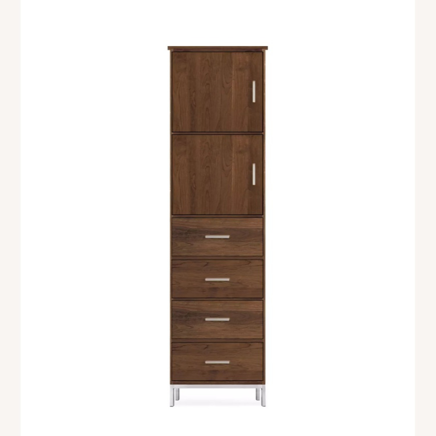 Room & Board Walnut Storage Cabinet / Tall Dresser - image-1