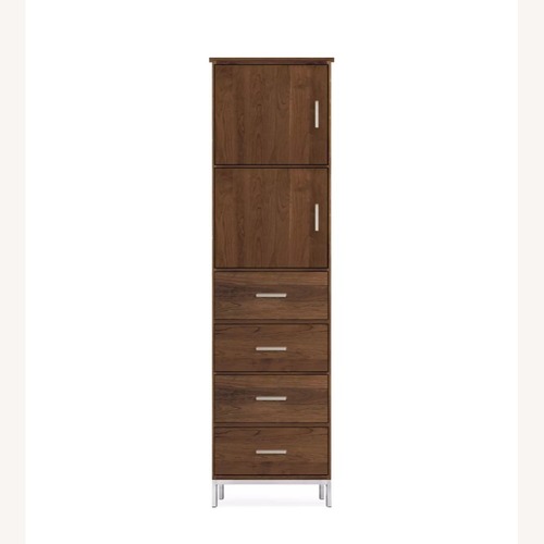 Used Room & Board Walnut Storage Cabinet / Tall Dresser for sale on AptDeco