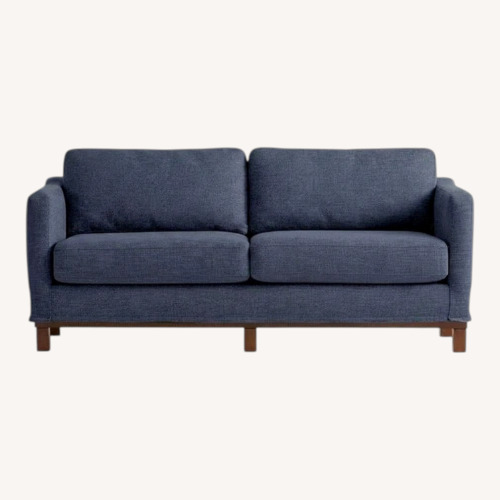 Used Blue Fabric 3+ Seater Sofa for sale on AptDeco