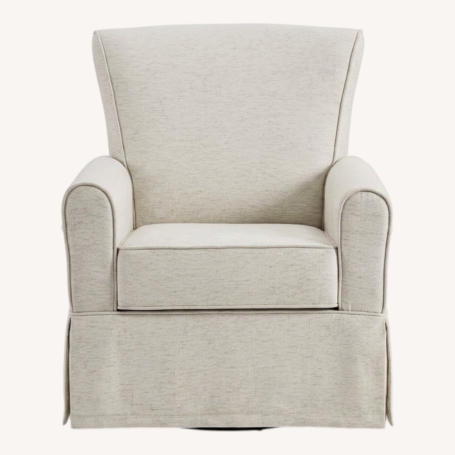 Wayfair Light Gray Fabric Nursing Chair - image-0