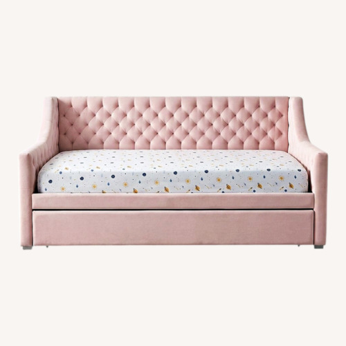 Used Pink Fabric Daybed for sale on AptDeco